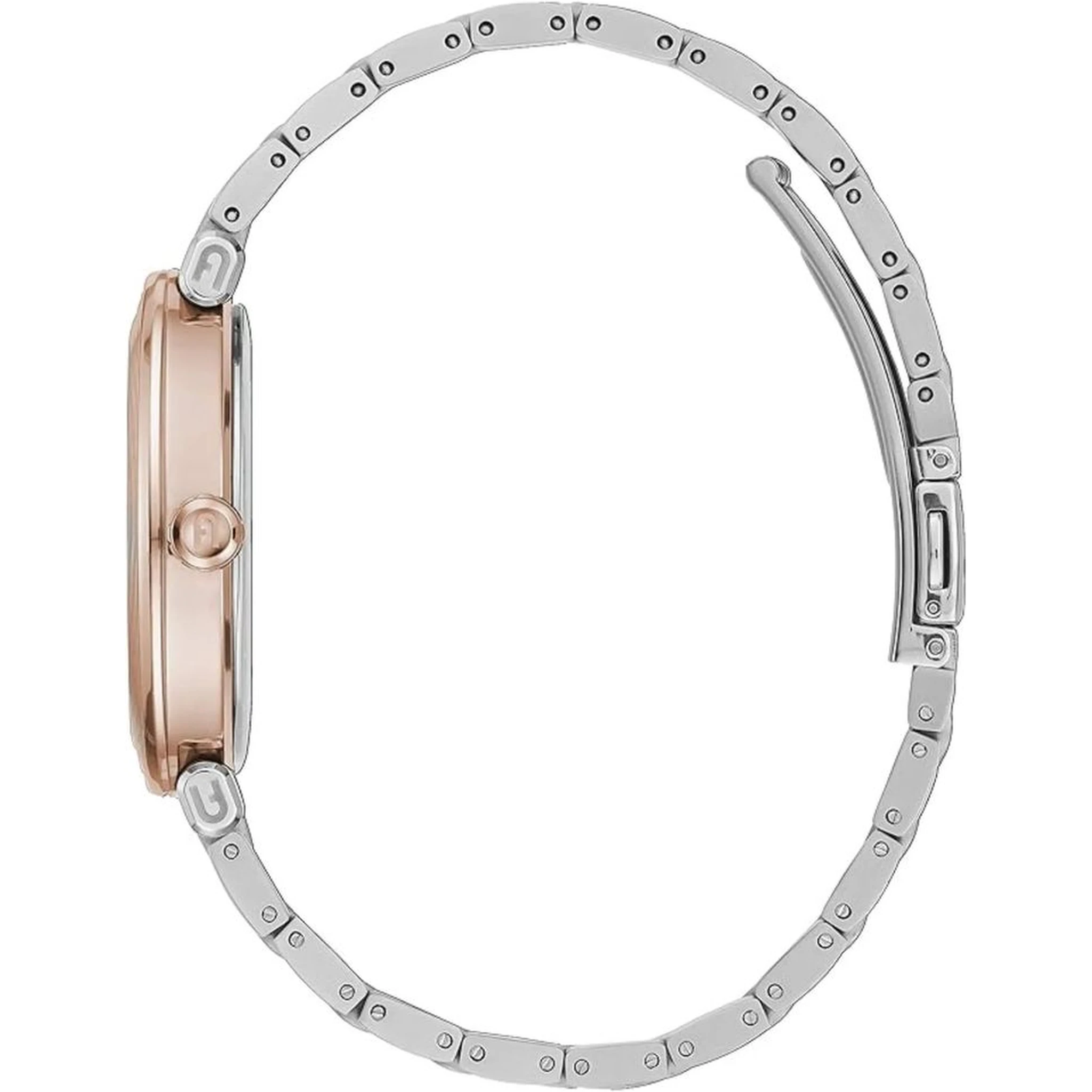 Gray Stainless Steel Dress Watch