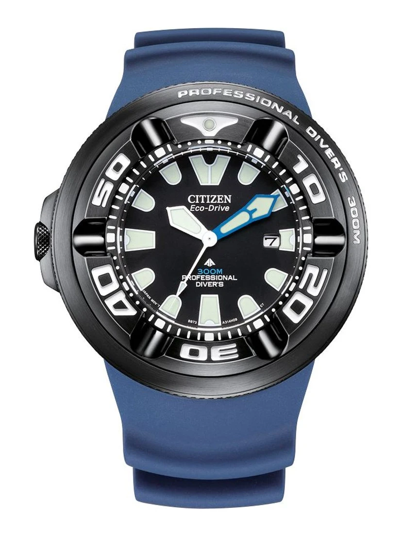 Blue Rubber Sport Watch