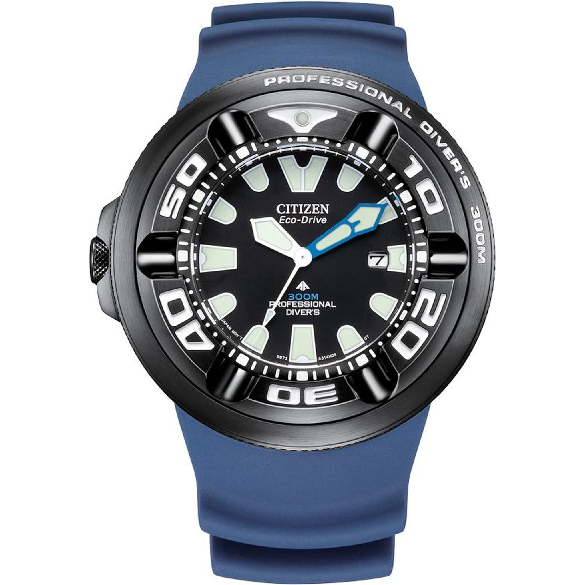 Blue Rubber Sport Watch