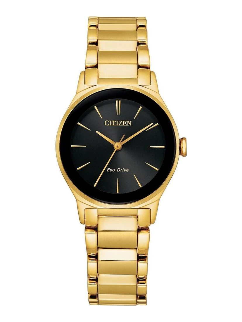 Gold Stainless Steel Dress Watch