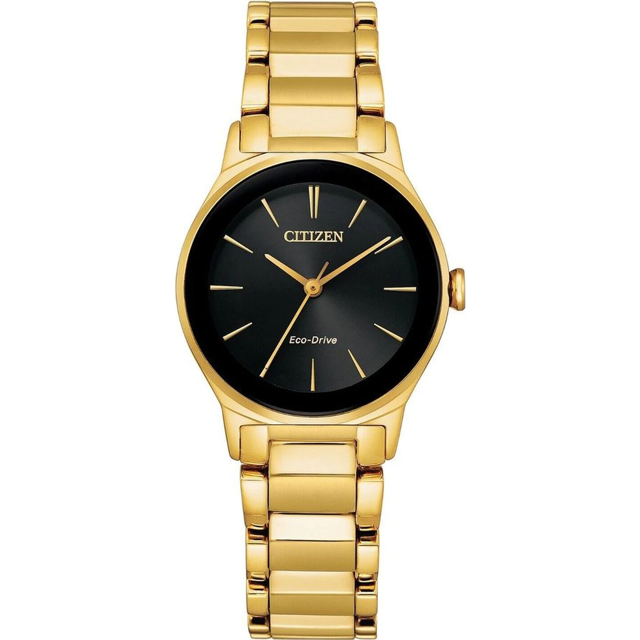 Gold Stainless Steel Dress Watch
