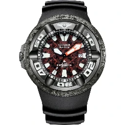 Black Rubber Sport Watch