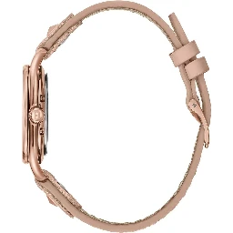 Multicolor Leather Dress Watch