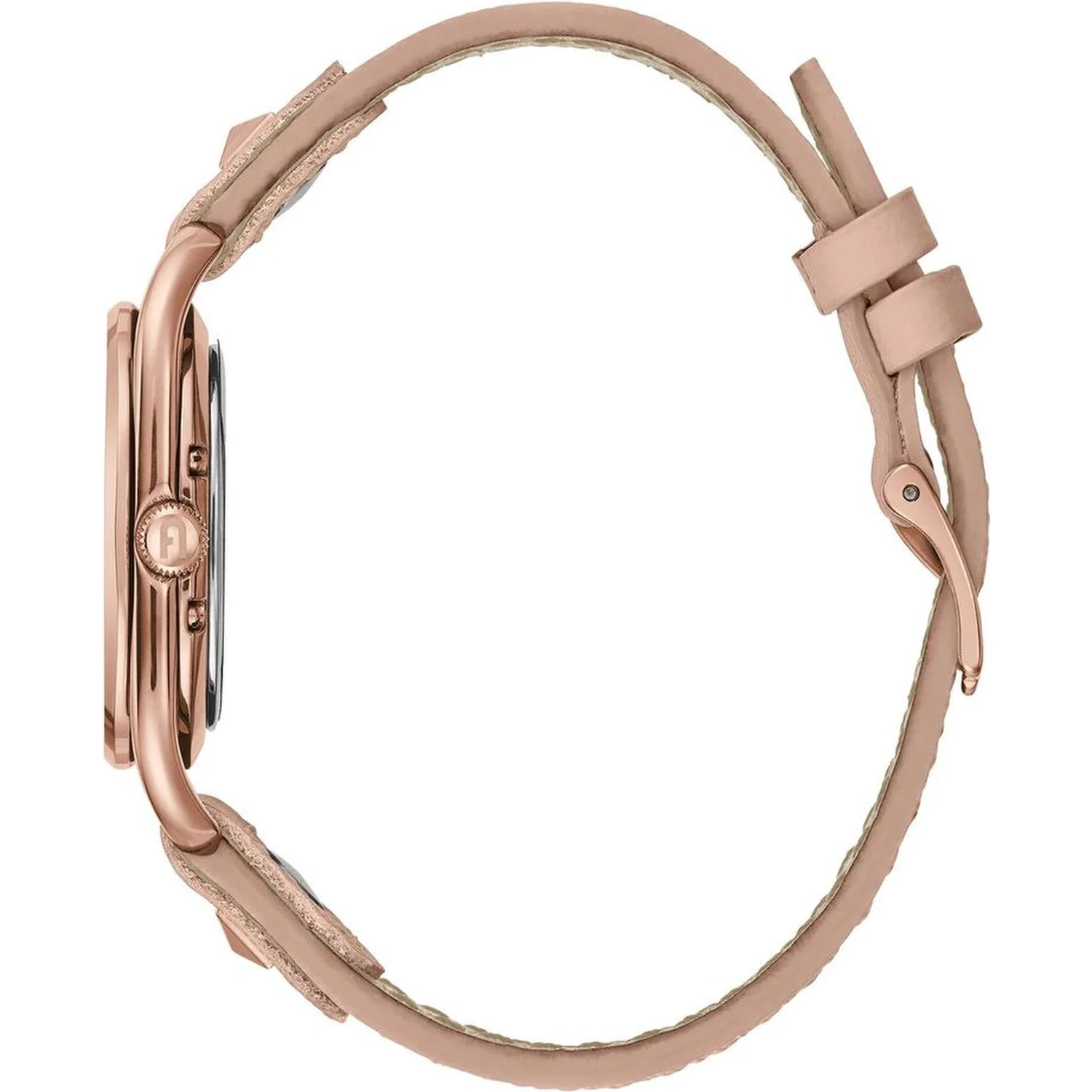 Multicolor Leather Dress Watch