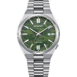 ساعة يد رسمية من الفولاذ المقاوم للصدأ الرمادي