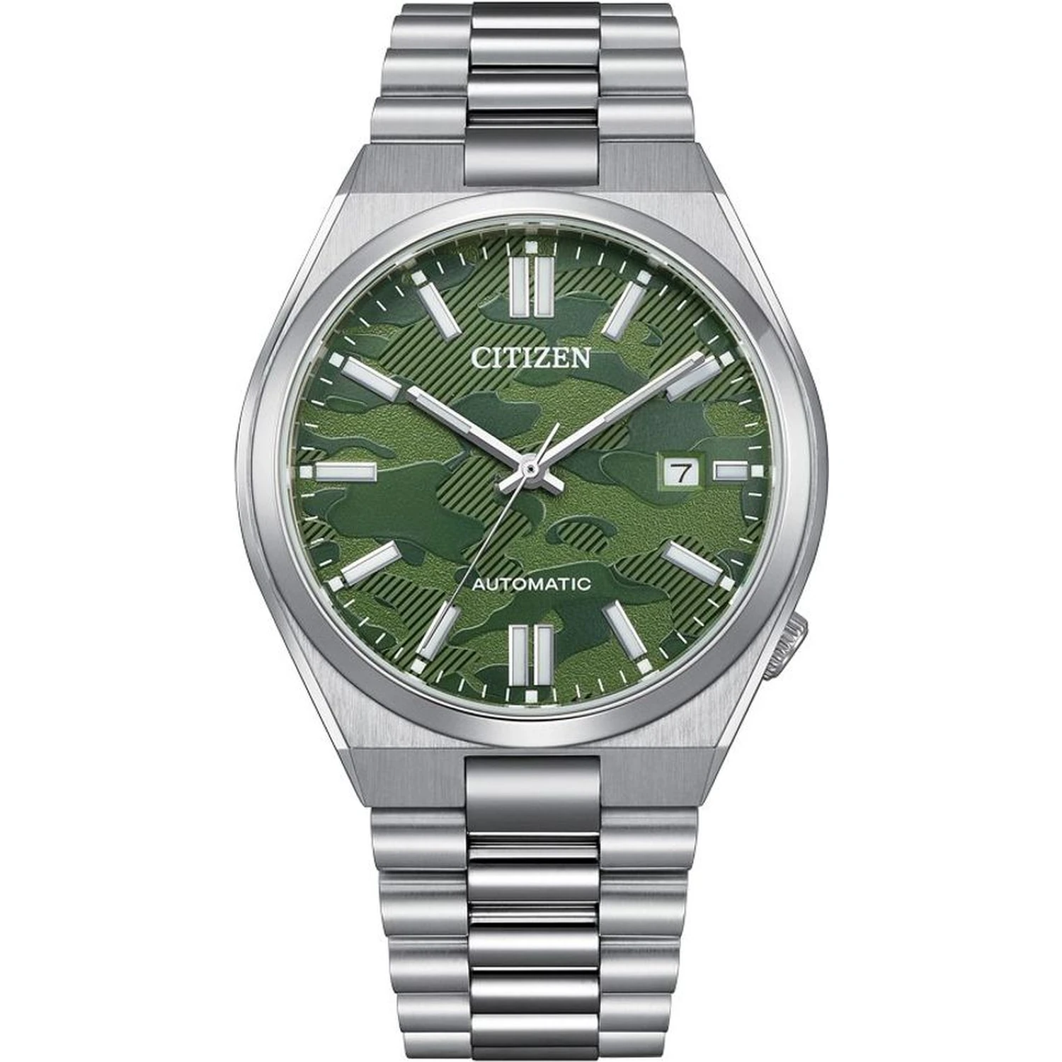 Gray Stainless Steel Dress Watch