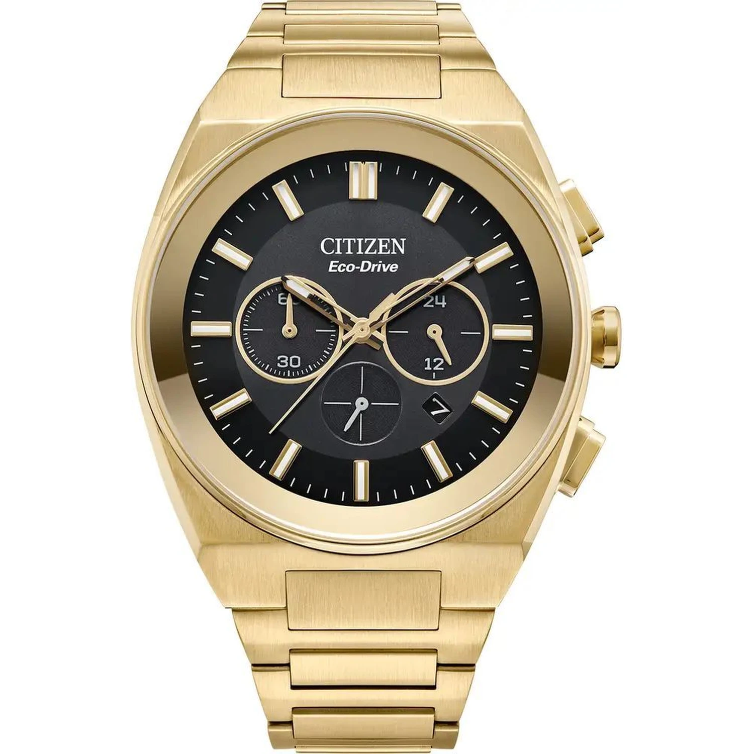 Gold Stainless Steel Bracelet Watch