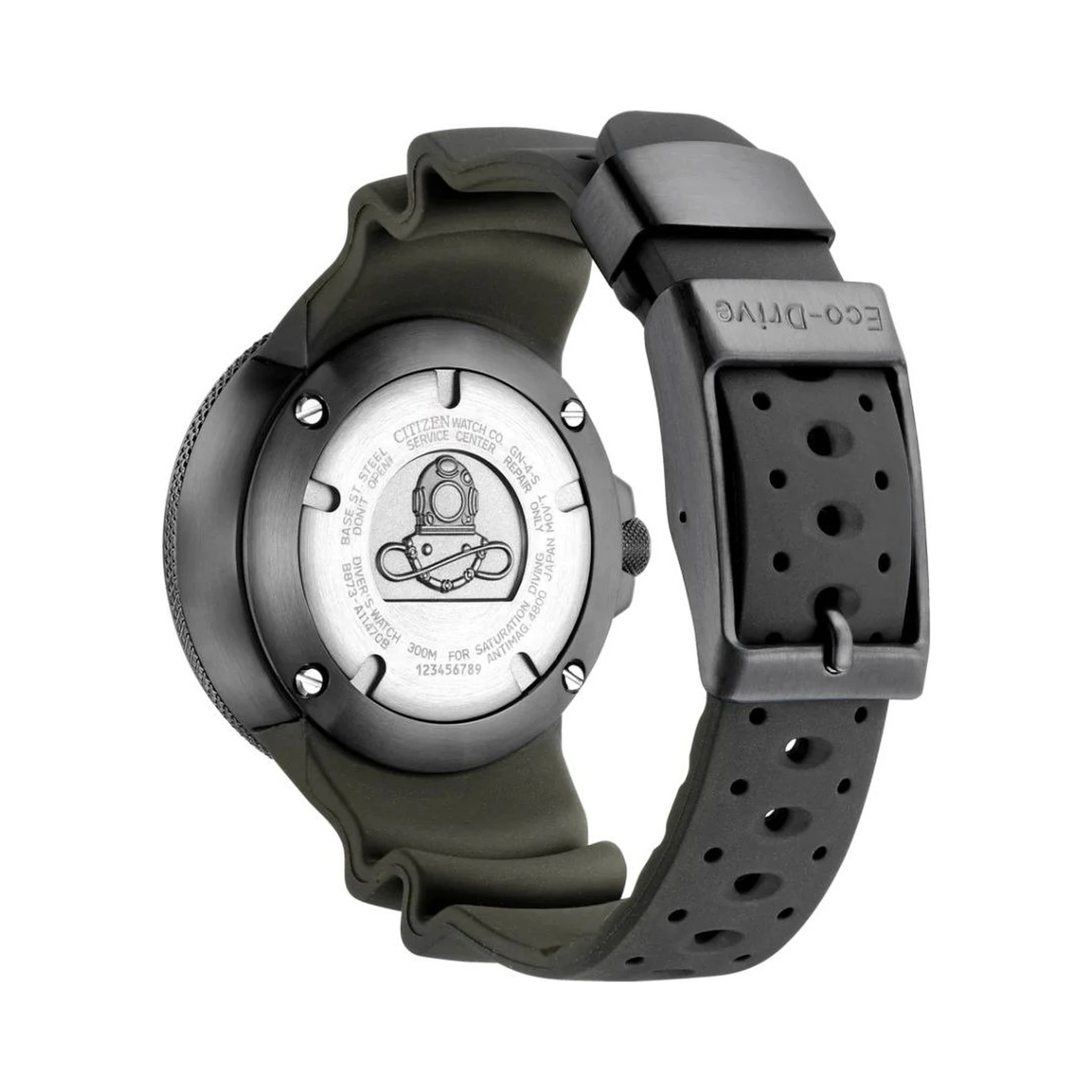 Black Rubber Sport Watch