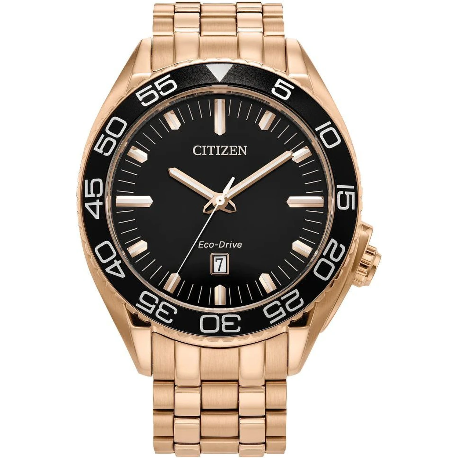 Gold Stainless Steel Dress Watch