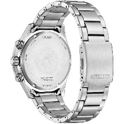 ساعة رياضية من الفولاذ المقاوم للصدأ الرمادي