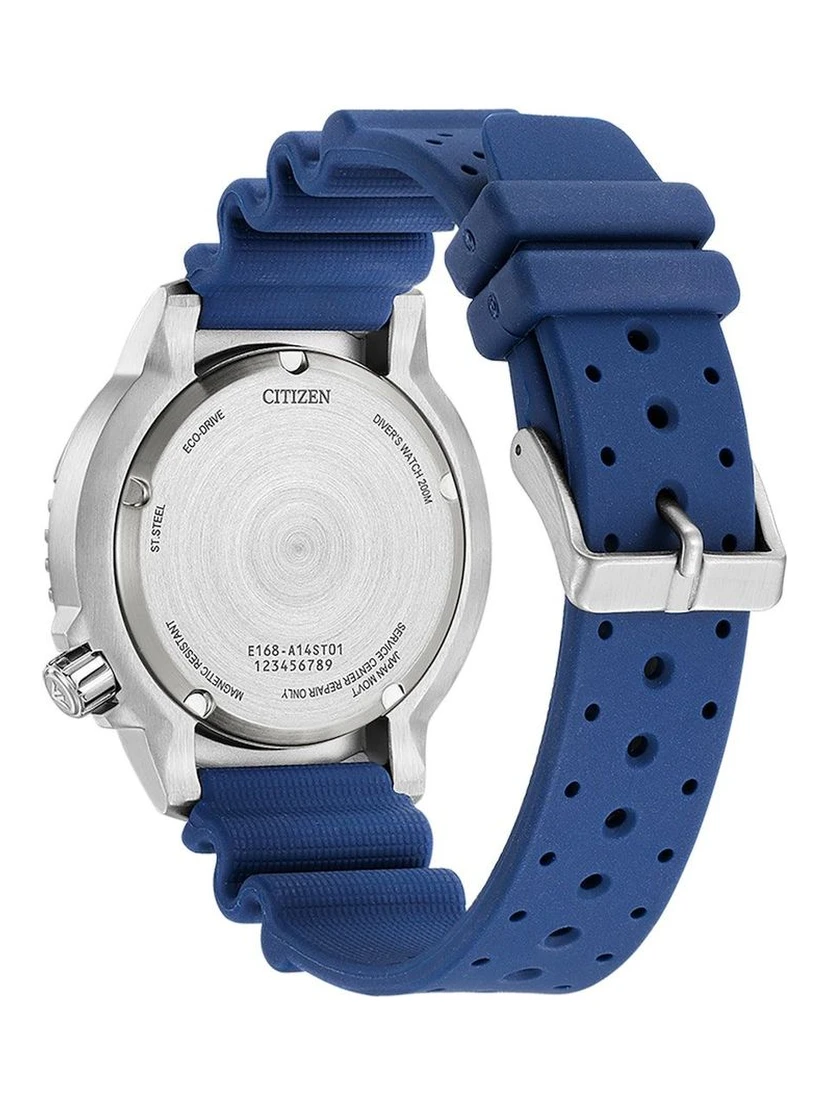 Blue Rubber Sport Watch