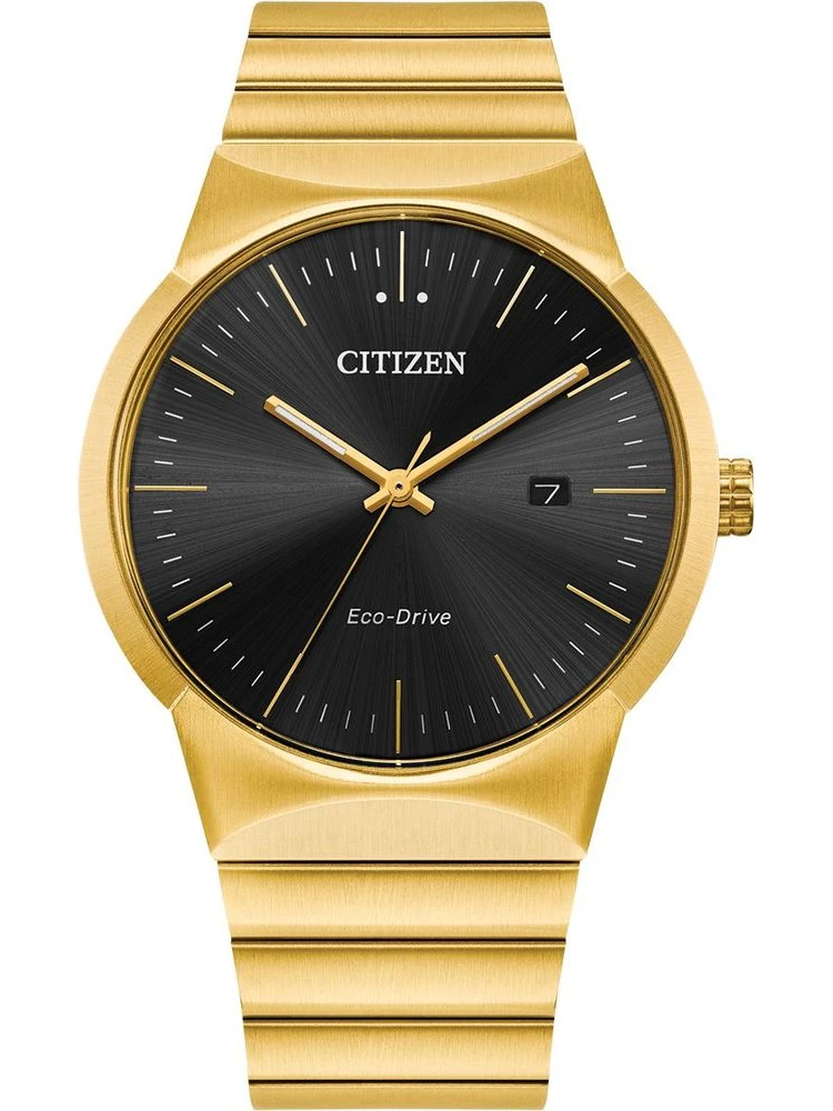 Gold Stainless Steel Dress Watch