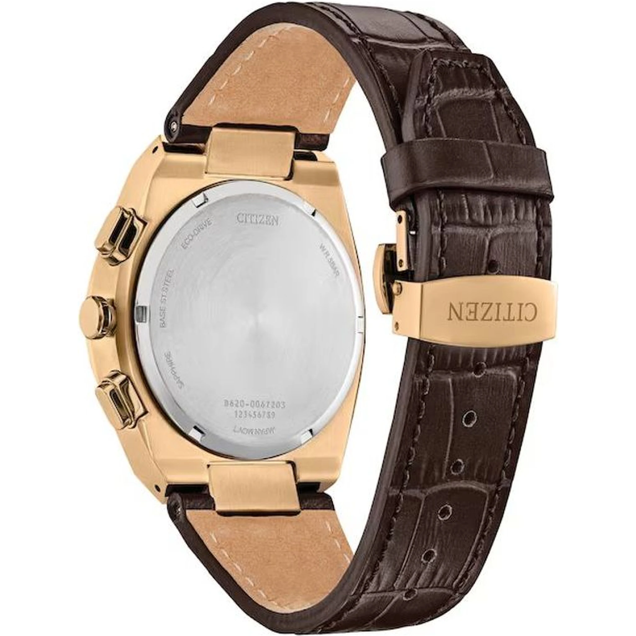 Brown Leather Dress Watch