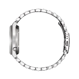 ساعة يد رسمية من الفولاذ المقاوم للصدأ الرمادي