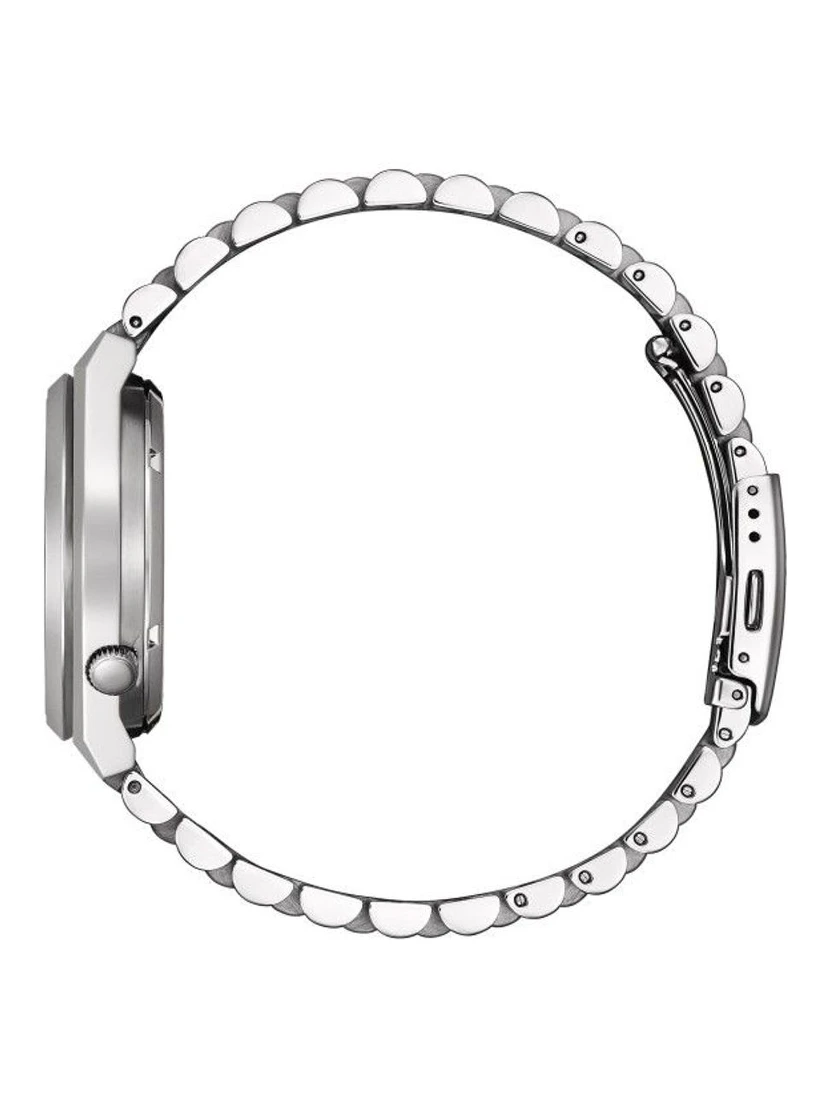 ساعة يد رسمية من الفولاذ المقاوم للصدأ الرمادي