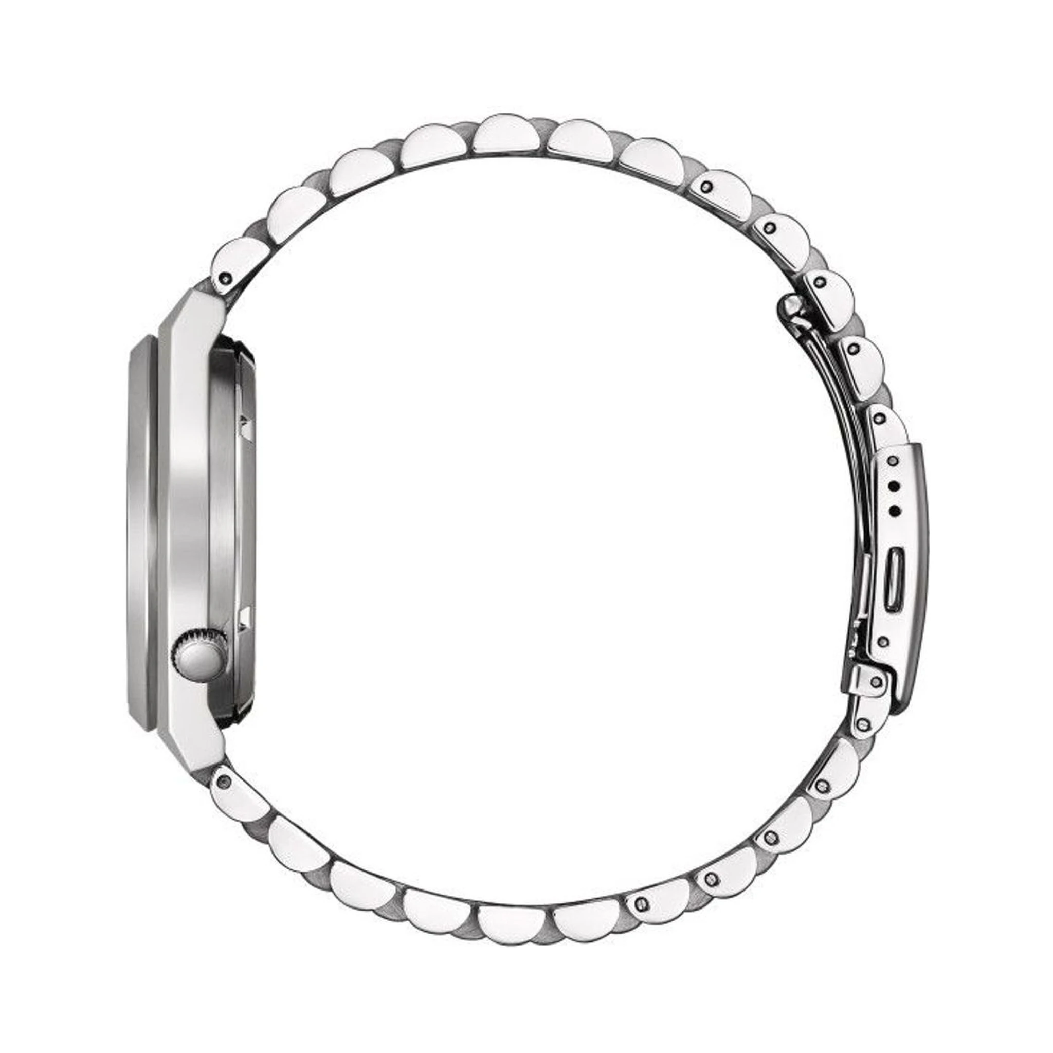 ساعة يد رسمية من الفولاذ المقاوم للصدأ الرمادي