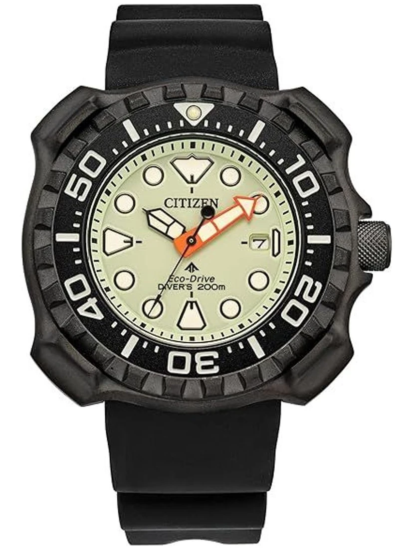 Black Polyethylene Sport Watch