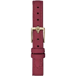 Red Leather Dress Watch