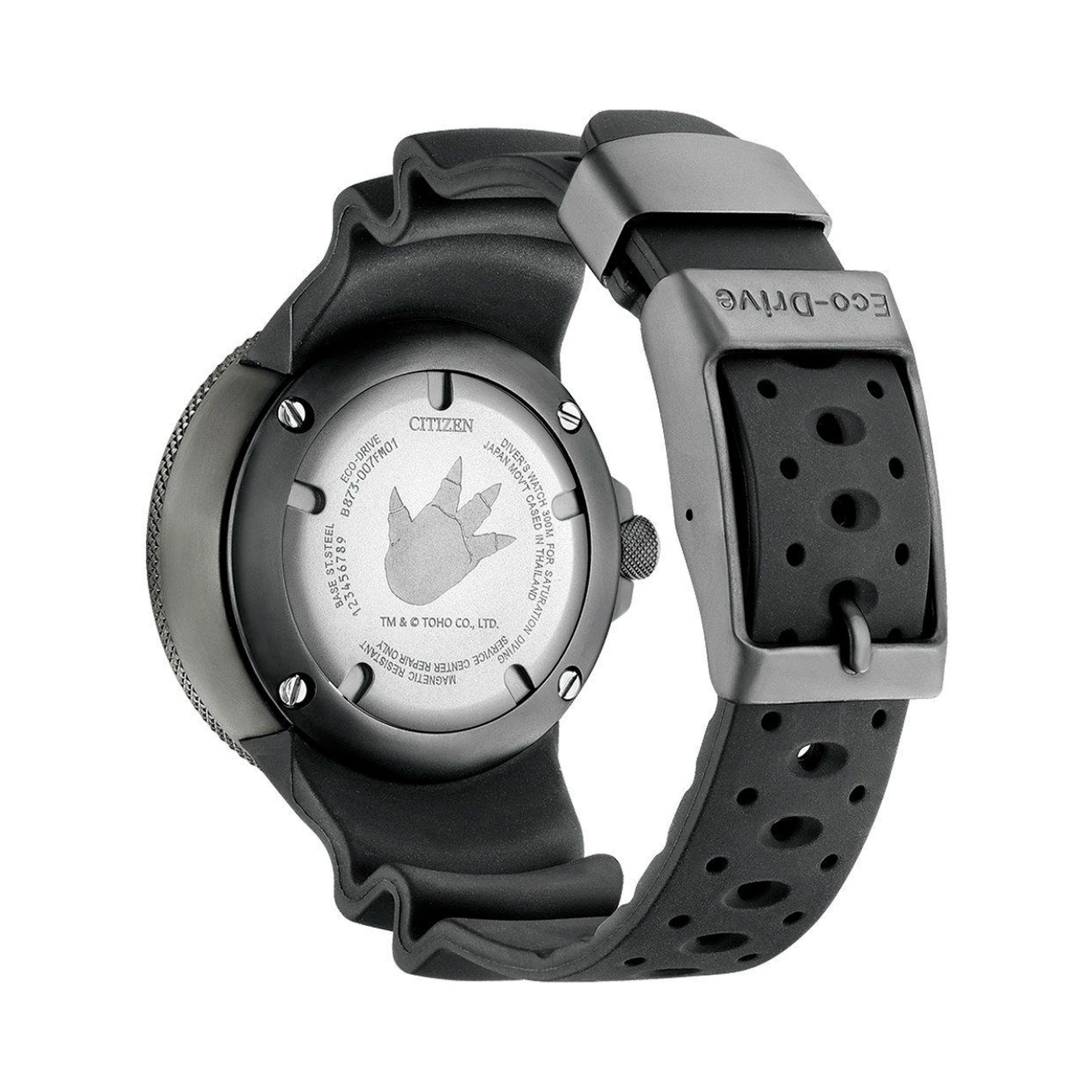 Black Rubber Sport Watch