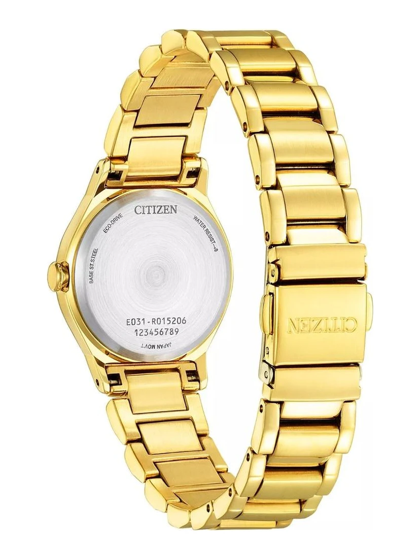Gold Stainless Steel Dress Watch