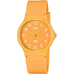 Orange Resin Sport Watch