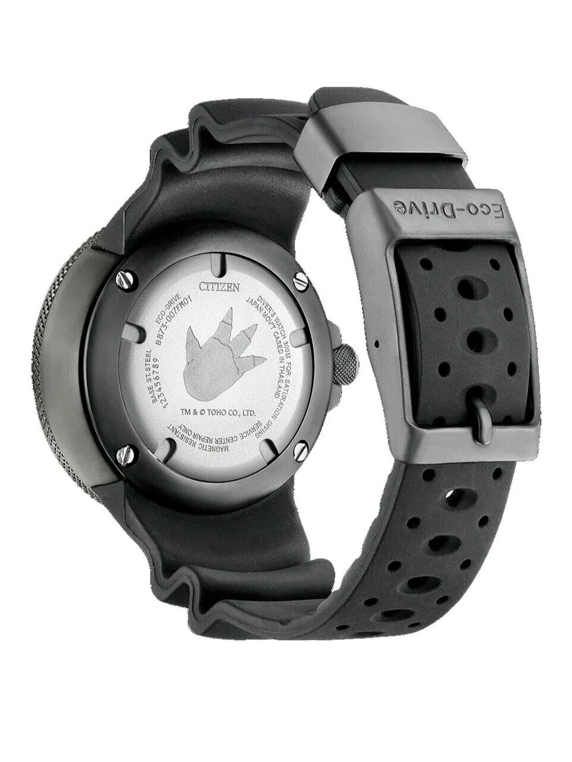 ساعة رياضية من المطاط الأسود