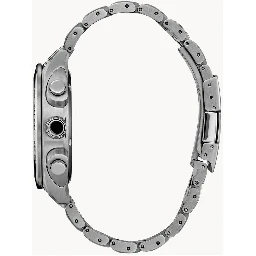 ساعة بسوار من الفولاذ المقاوم للصدأ الرمادي