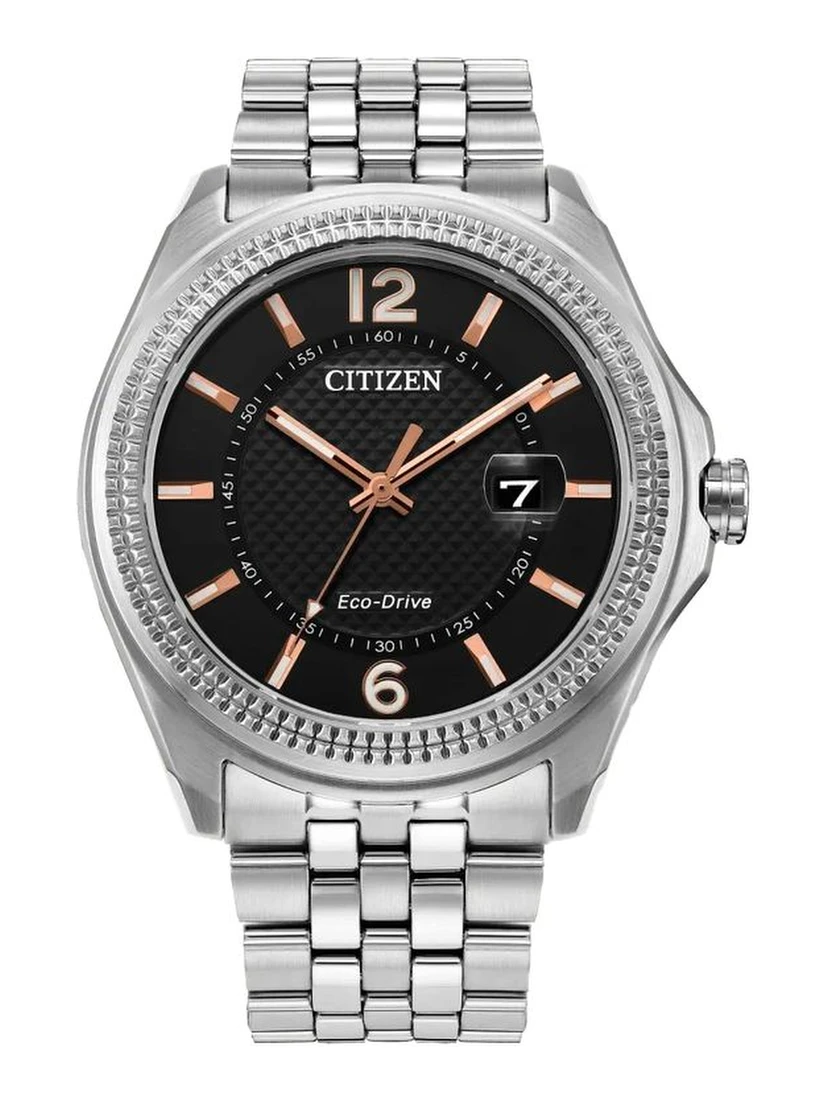 Gray Stainless Steel Dress Watch