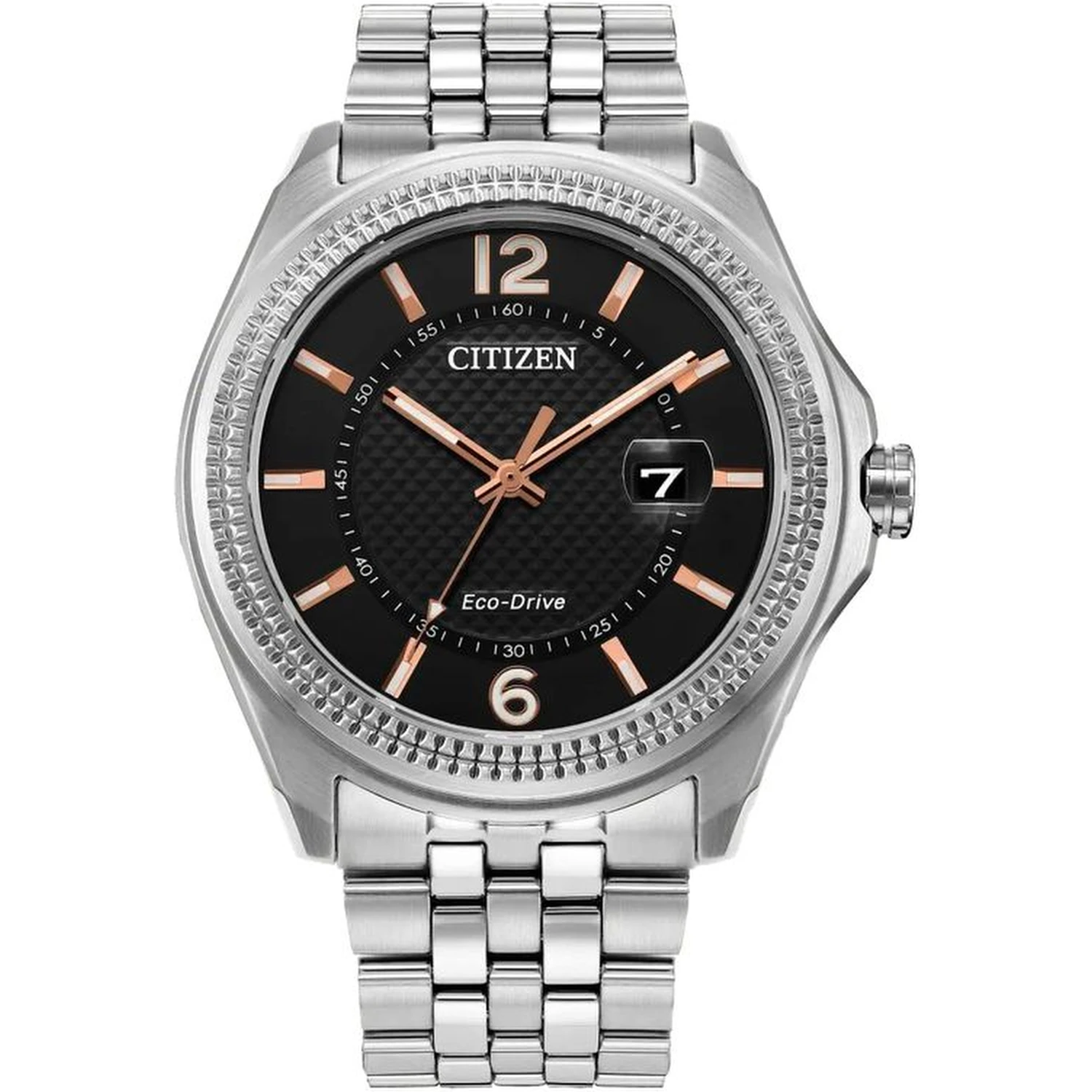Gray Stainless Steel Dress Watch