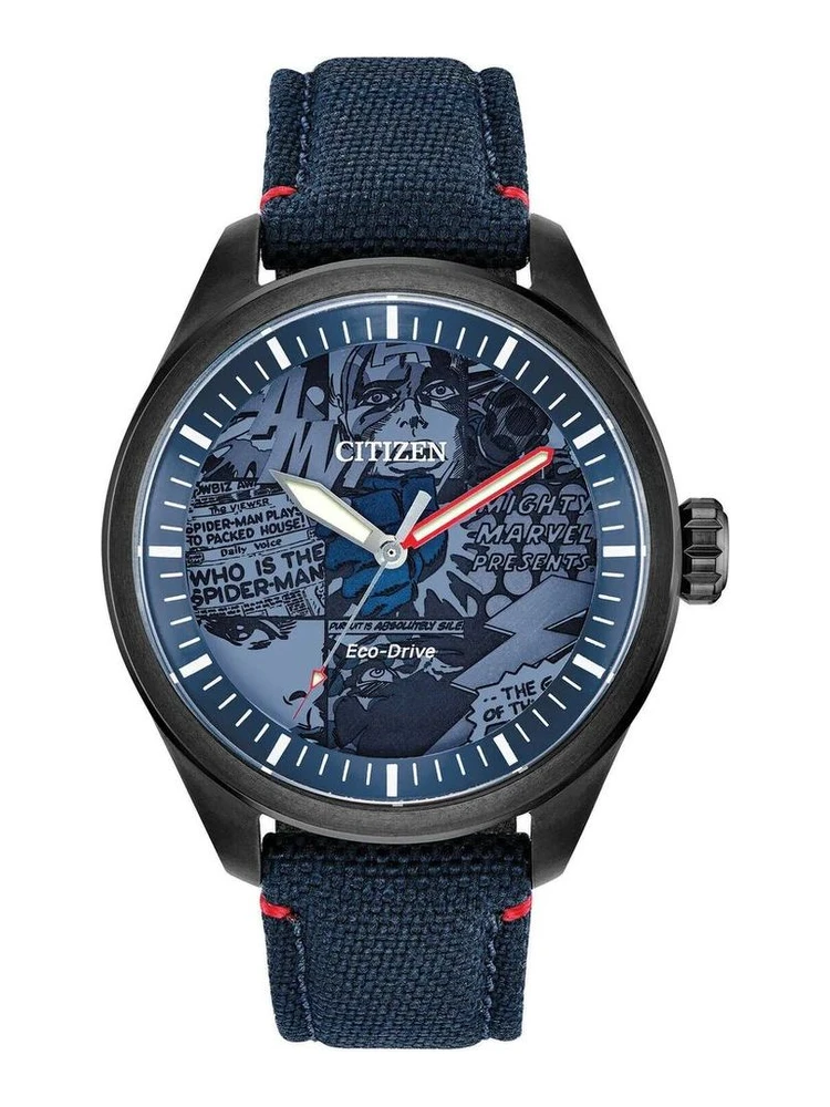Blue Fabric Sport Watch