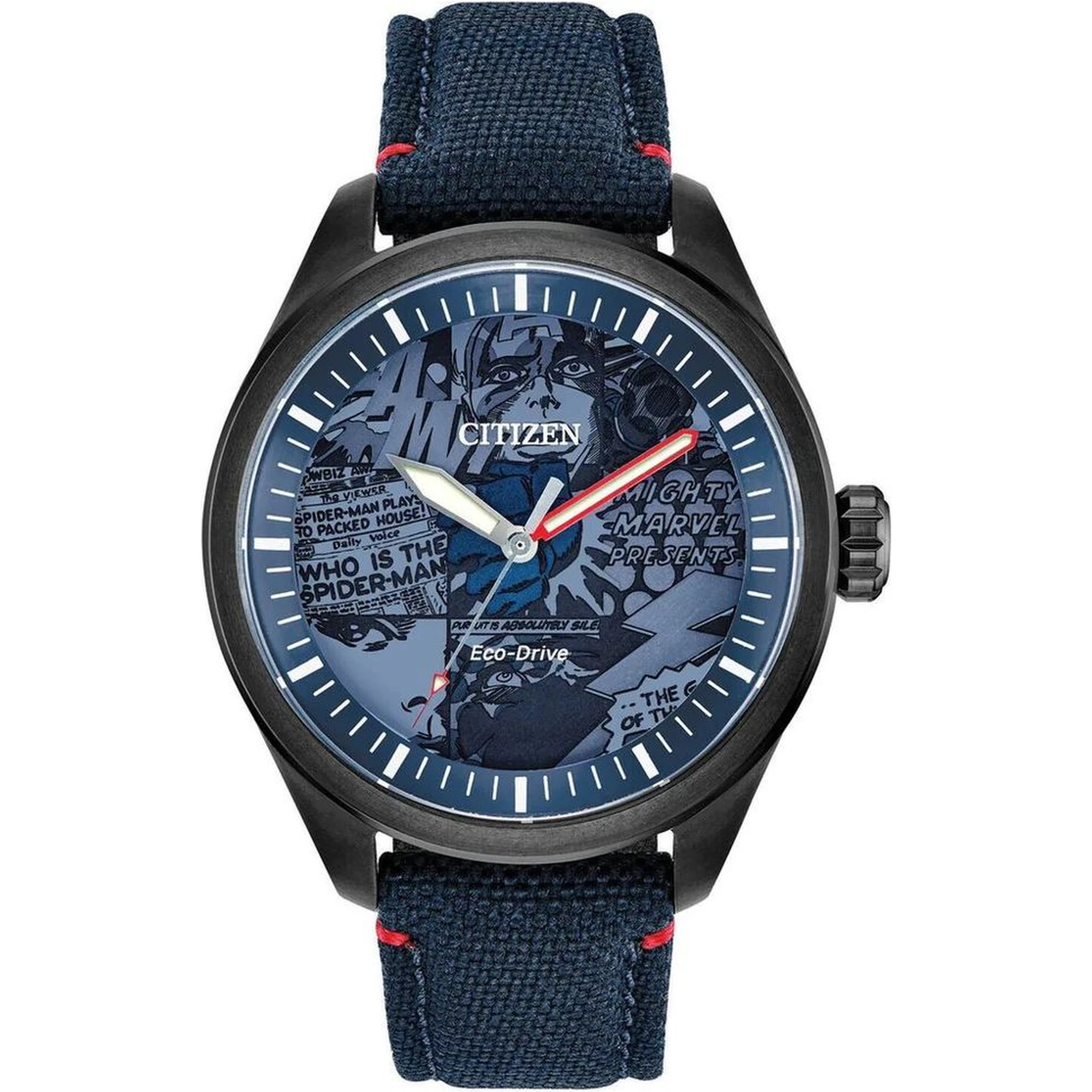 Blue Fabric Sport Watch