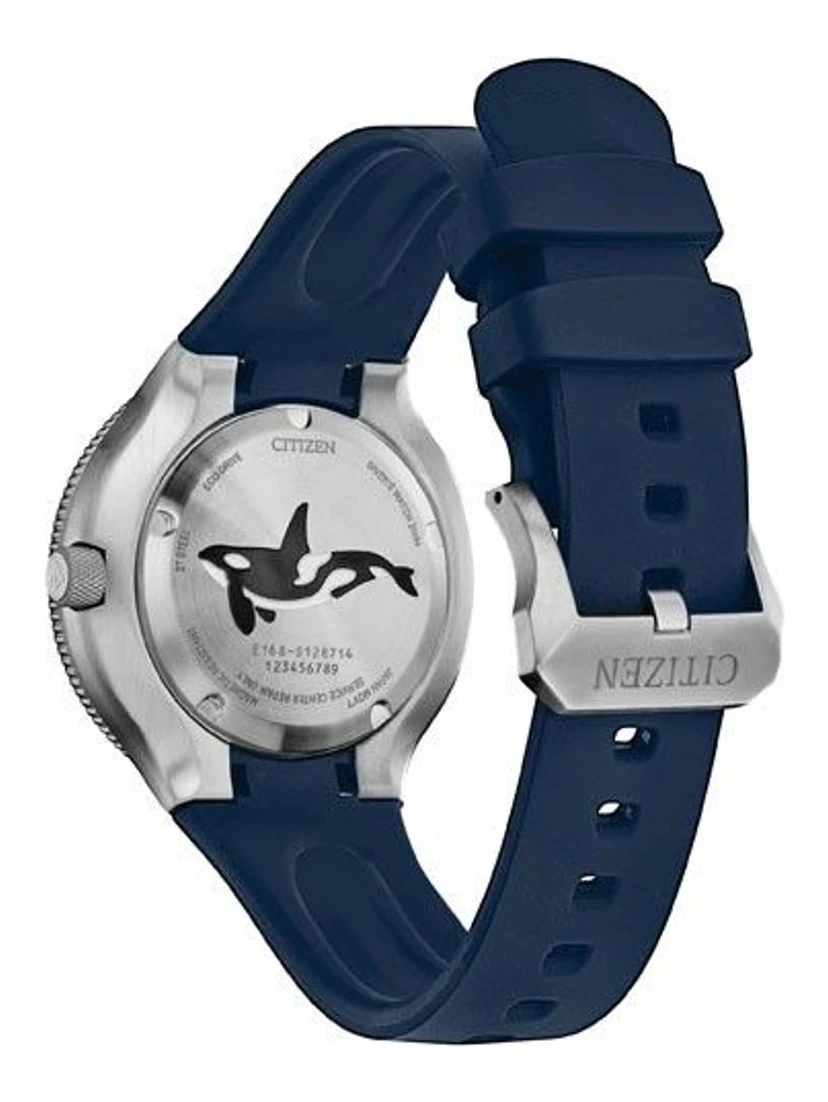 Blue Resin Sport Watch