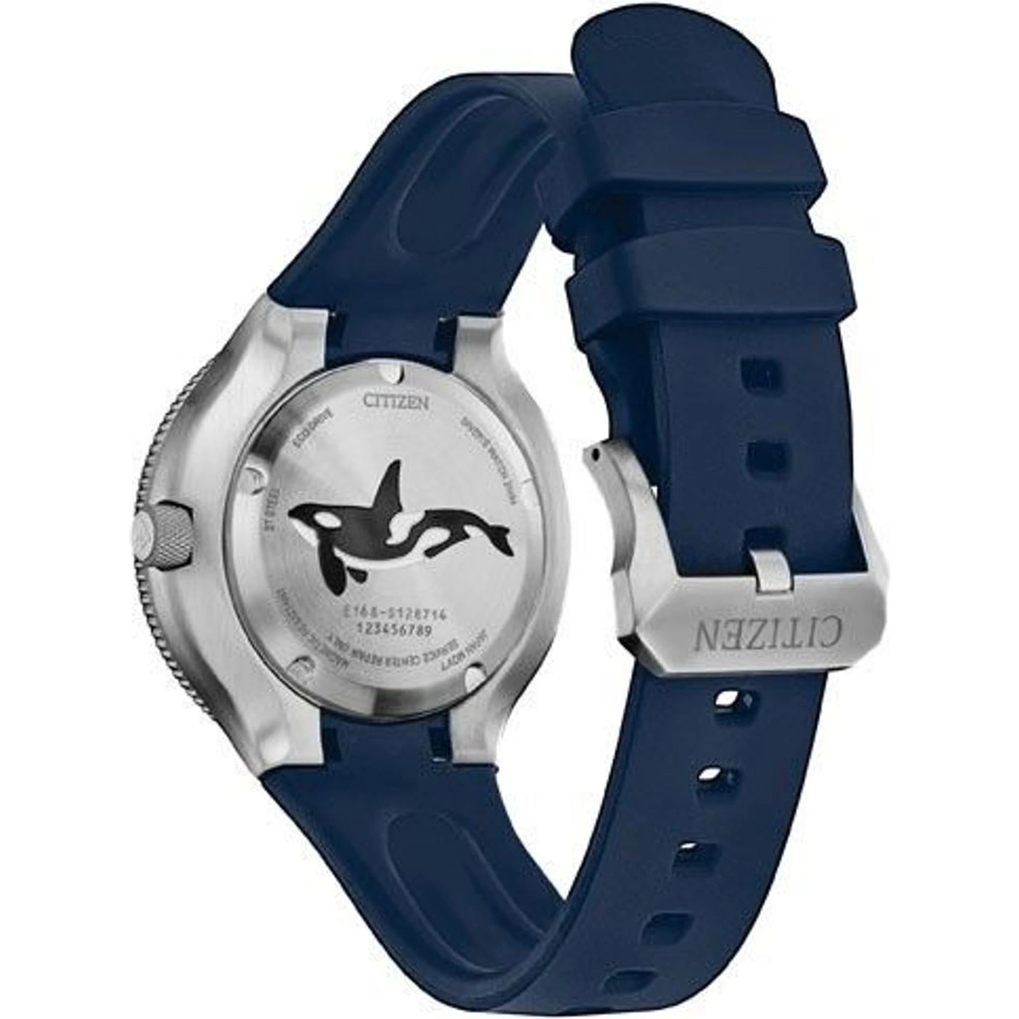 Blue Resin Sport Watch