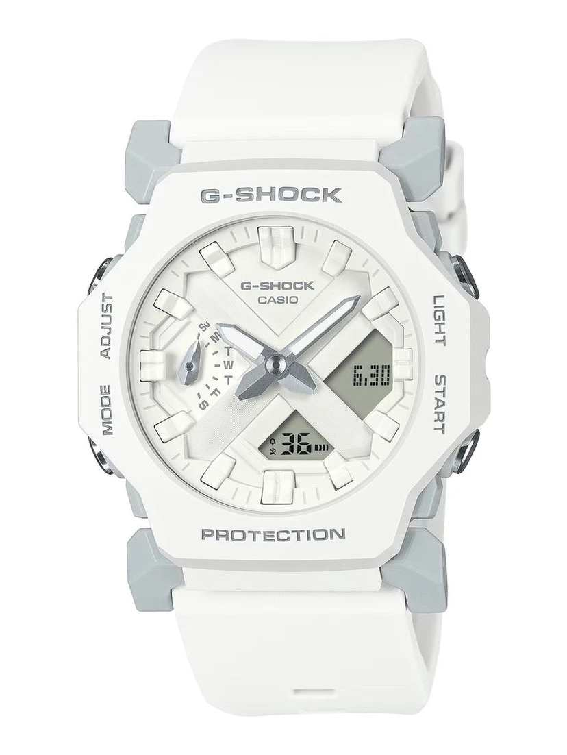 White Resin Sport Watch
