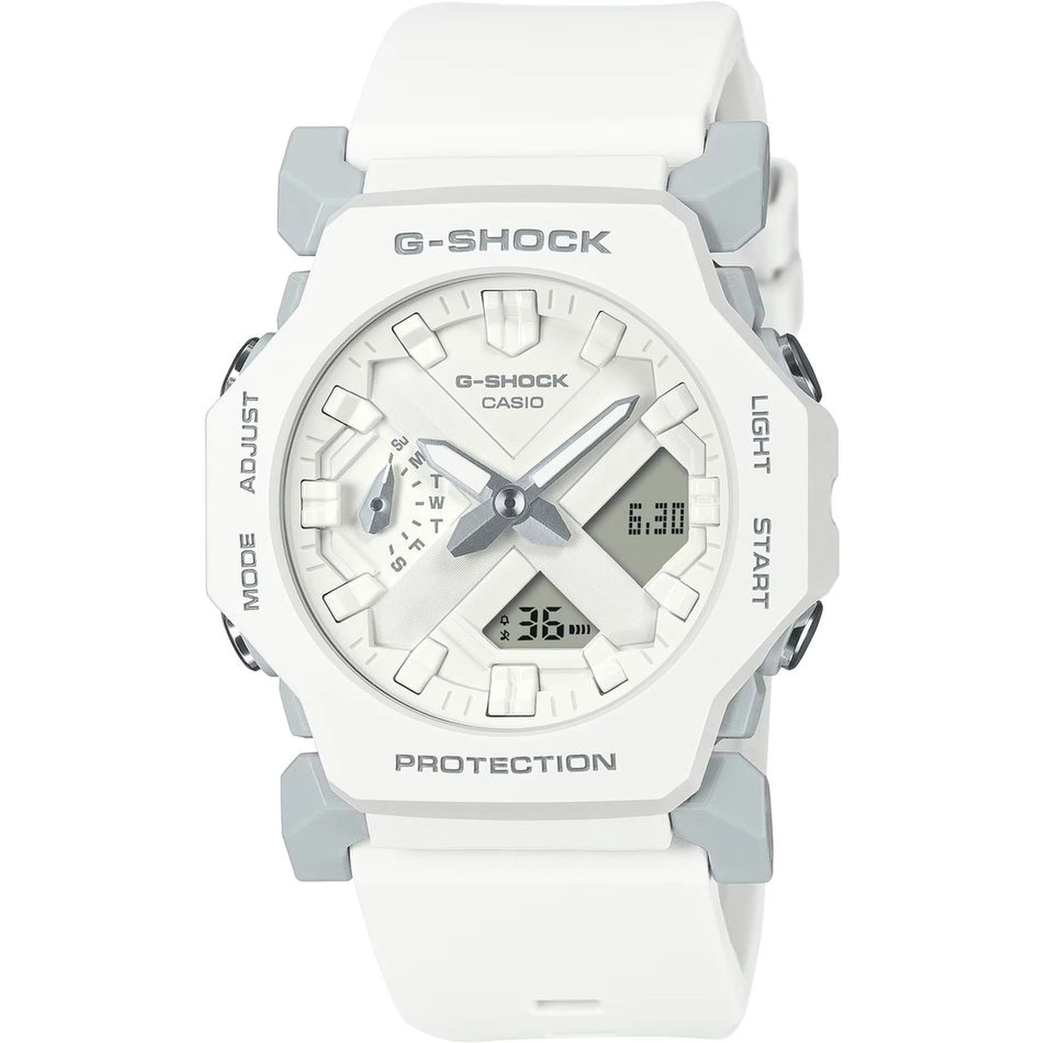 White Resin Sport Watch