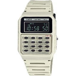 Beige Resin Digital Watch