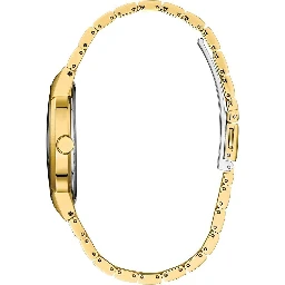 Gold Stainless Steel Dress Watch