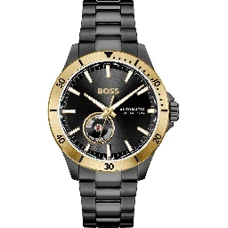 Black Stainless Steel Dress Watch