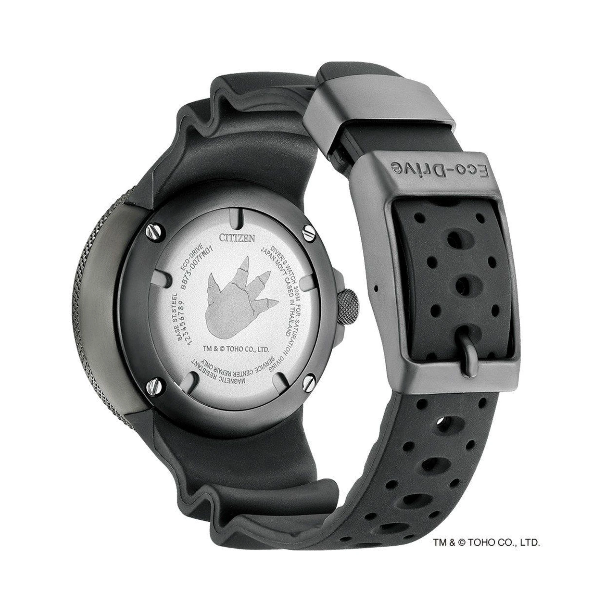Black Rubber Sport Watch