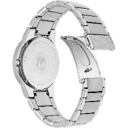 Gray Stainless Steel Dress Watch