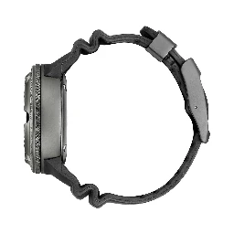 Black Rubber Sport Watch