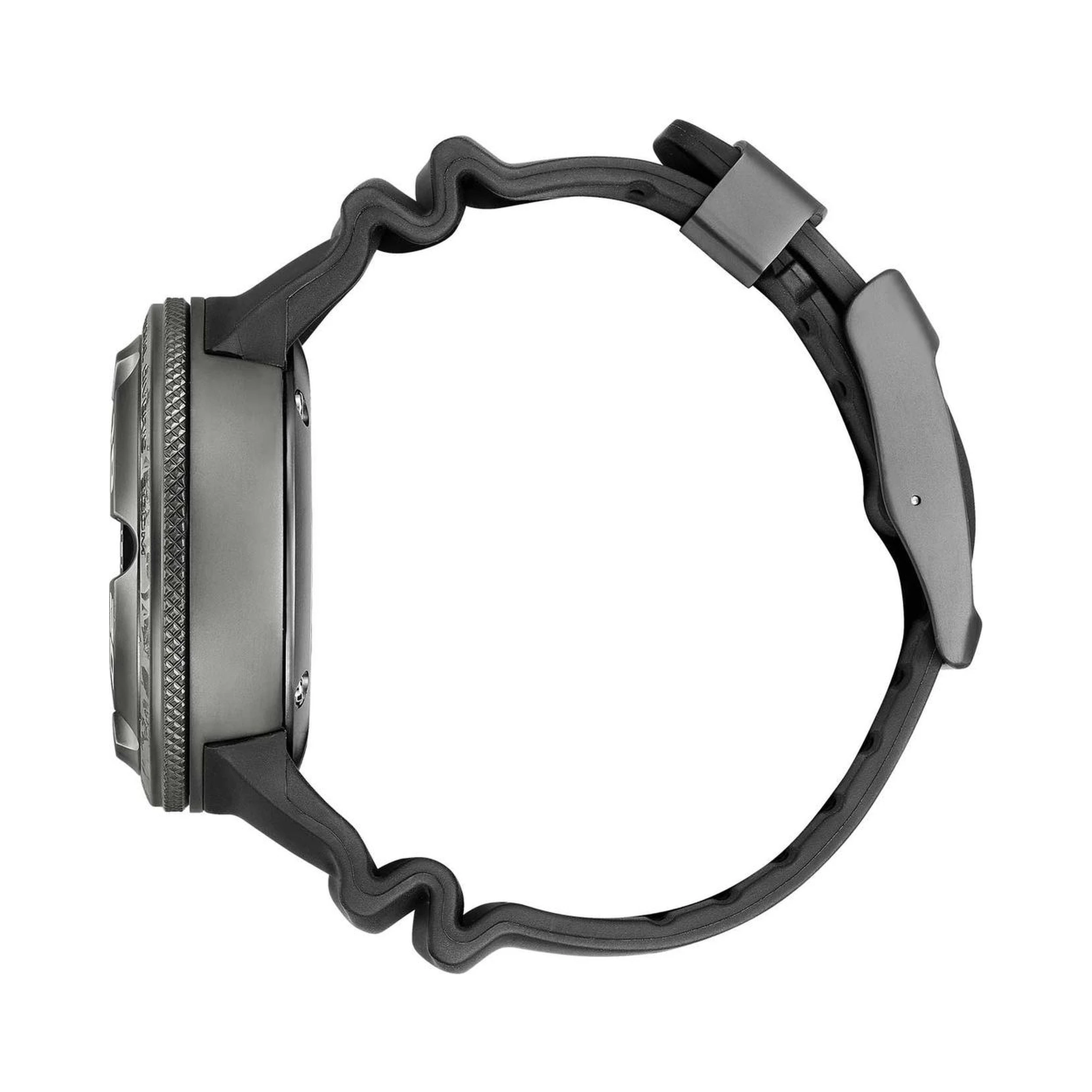 Black Rubber Sport Watch