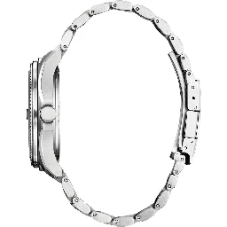 Gray Stainless Steel Dress Watch