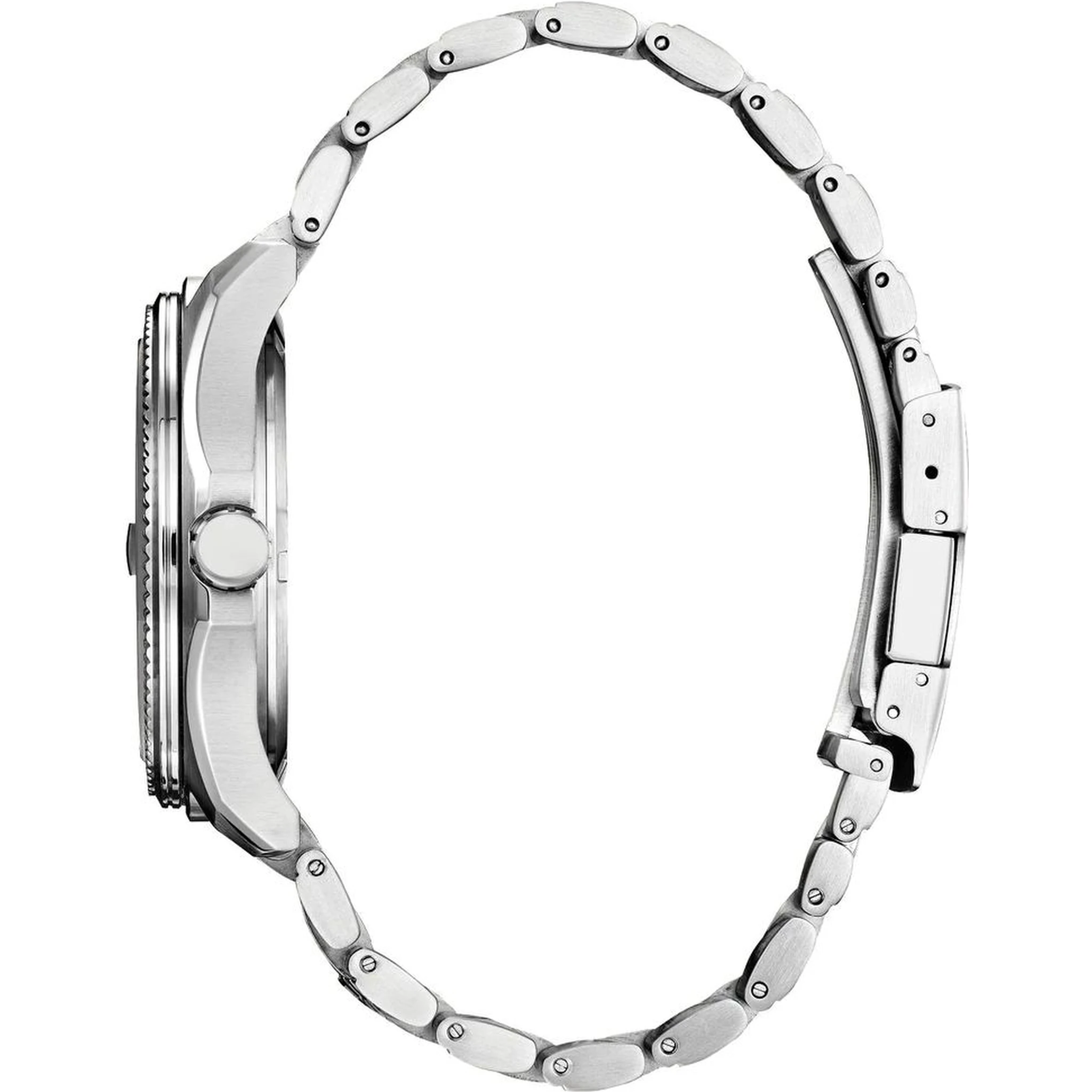 Gray Stainless Steel Dress Watch