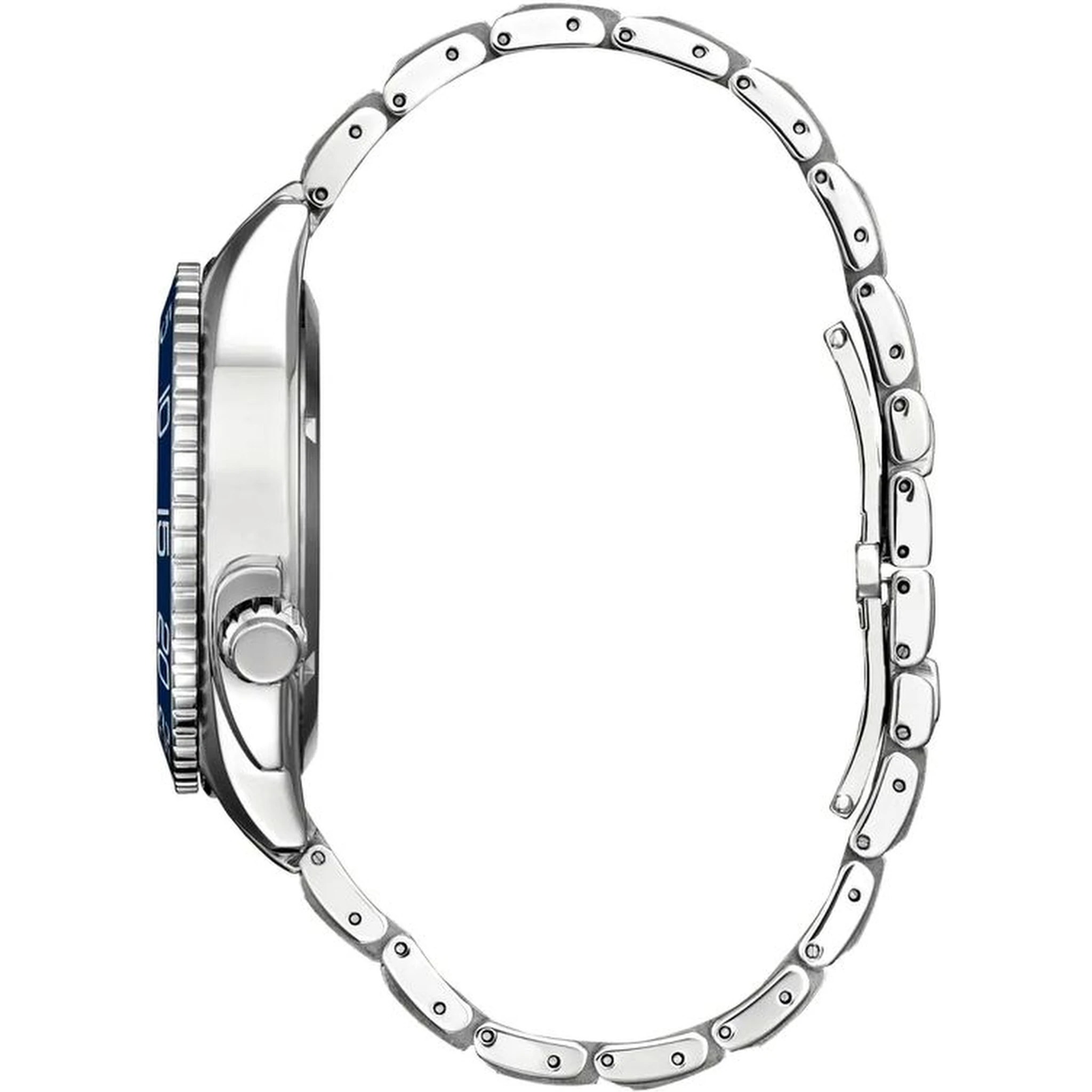 Gray Stainless Steel Dress Watch