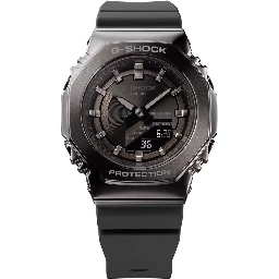 Black Resin Sport Watch