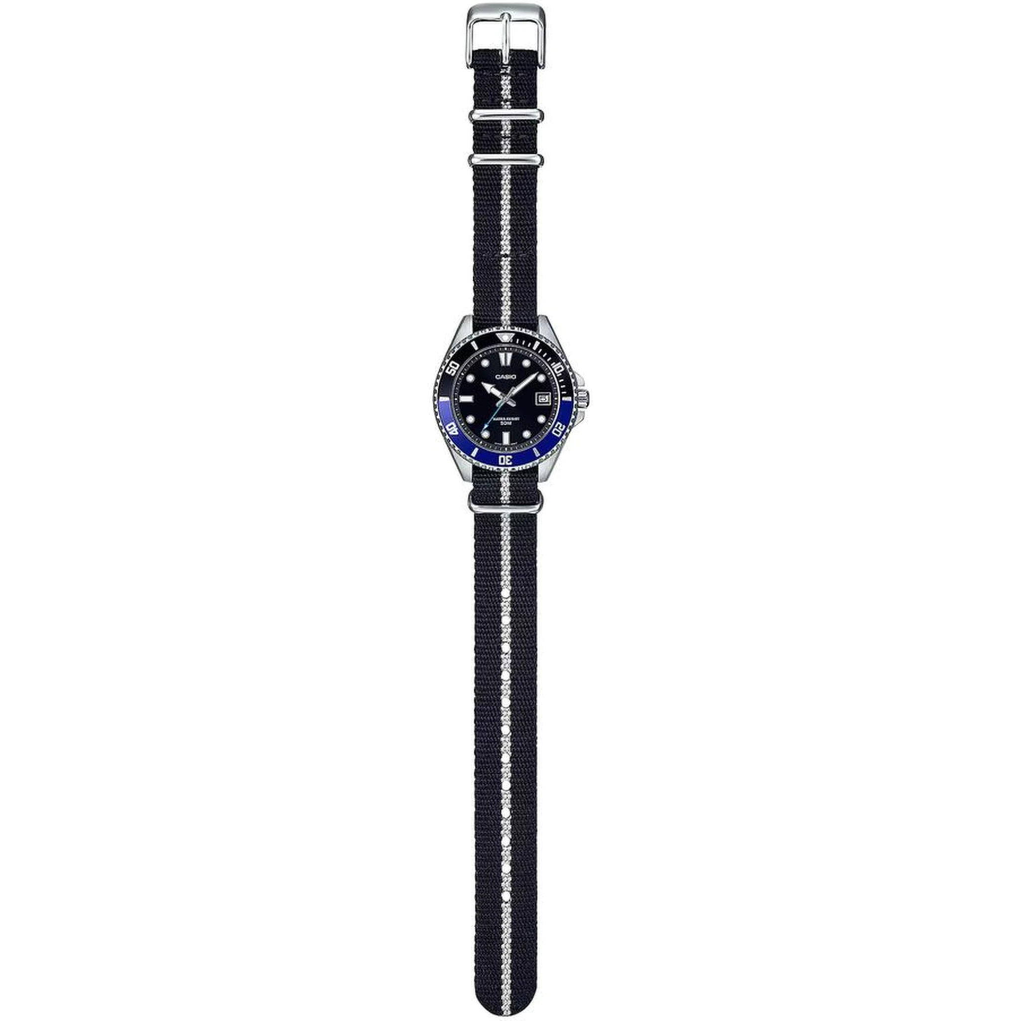 Black Fabric Sport Watch