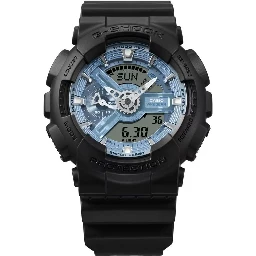 Black Resin Sport Watch