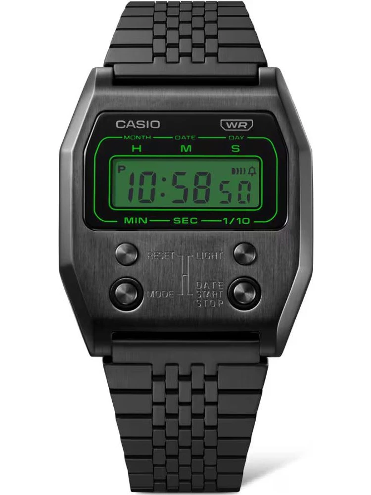 Black Stainless Steel Digital Watch alternative