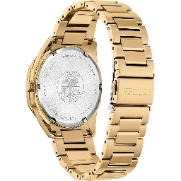 Gold Stainless Steel Dress Watch